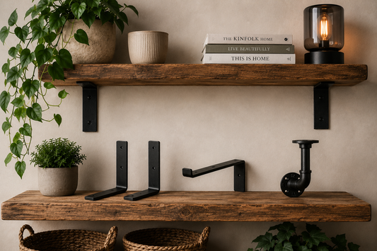 Heavy Duty Shelf Brackets | Industrial Metal Shelf Supports | L Brackets, Up Brackets, Down Brackets & Curved Pipe Brackets