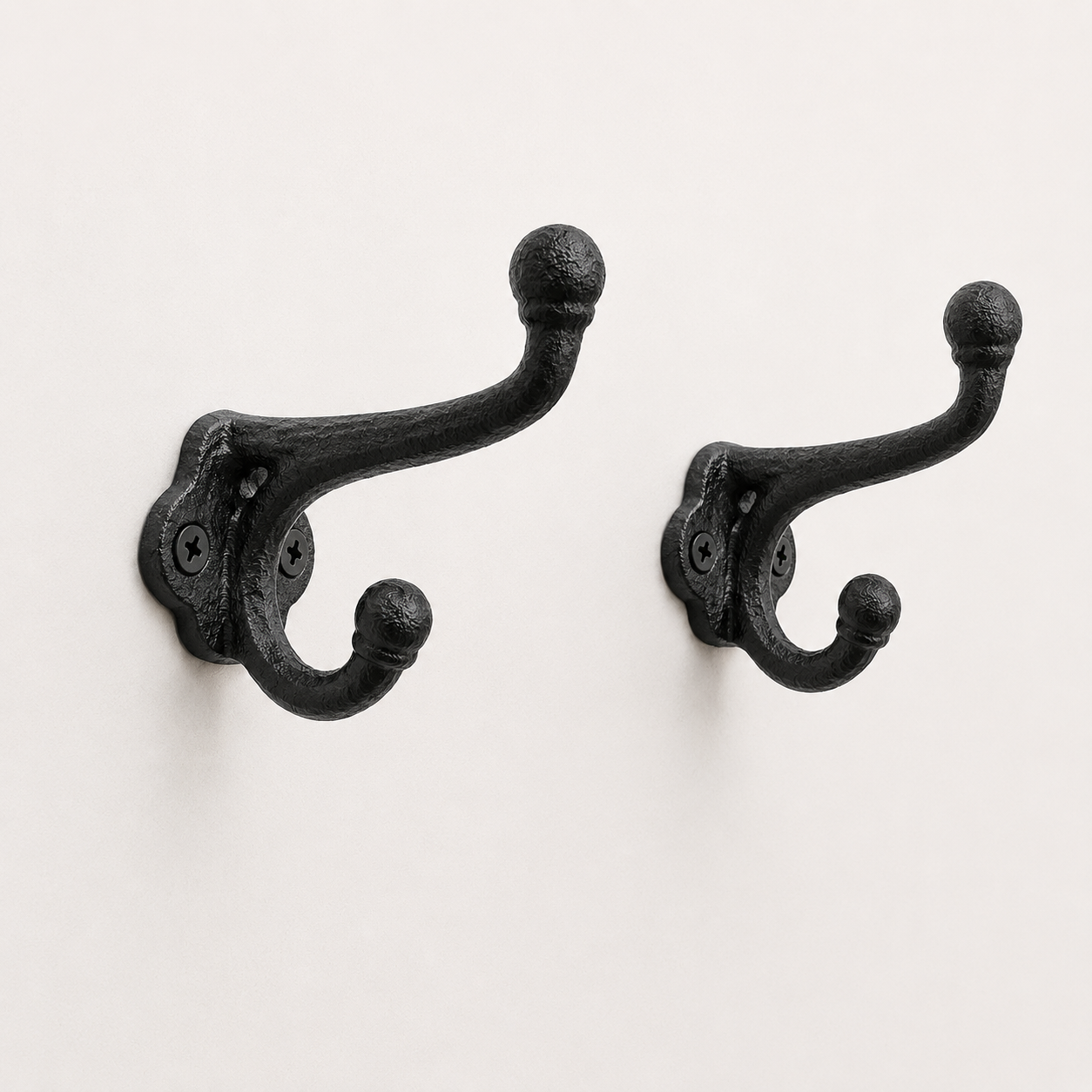 Rustic Wooden Coat Rack Shelf with Heavy Duty Hooks | Wall Mounted Hallway Storage