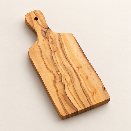 Small Olive Wood Herb Chopping & Serving Board – 23cm